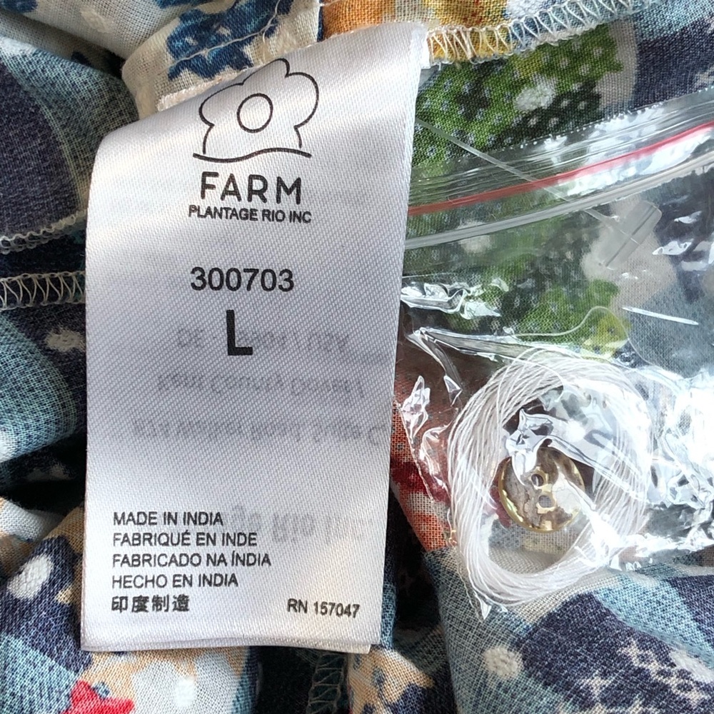 Farm Rio, some vibe floral color block romper - Picture 5 of 15